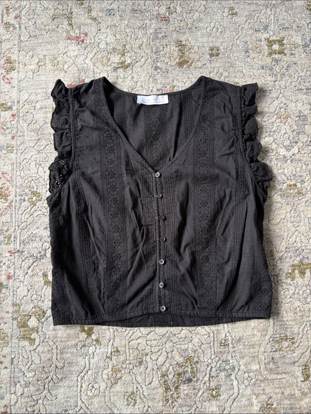 Oak + Fort Eyelet Cotton Top